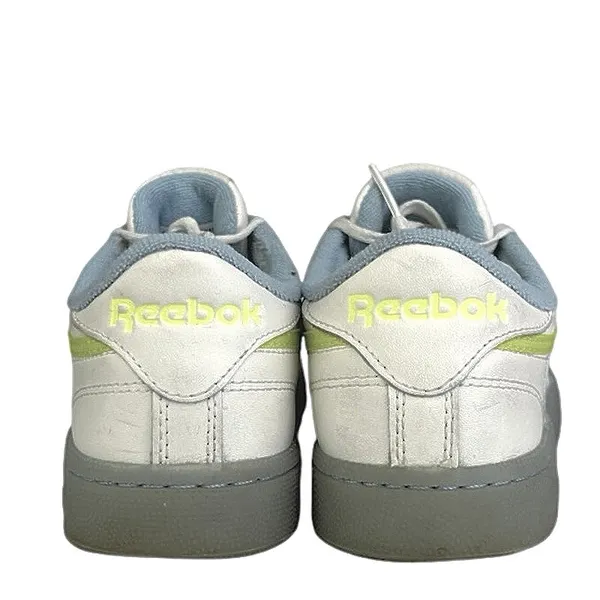 Reebok Classic Club C 85 Women's White Yellow Lace Up Low Top Sneakers Shoes 6 - Image 3
