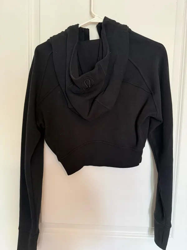 Lululemon Scuba Hoodie Full-Zip Jacket Black 6 Sweatshirt - Image 3