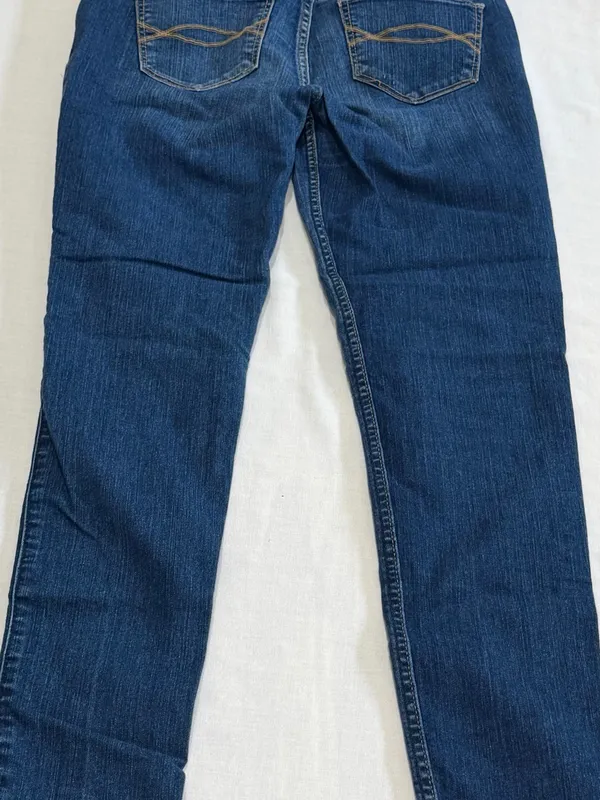 Abercrombie & Fitch Skinny Denim Jeans Women's Size 8R W29 L29 Dark Wash - Image 8