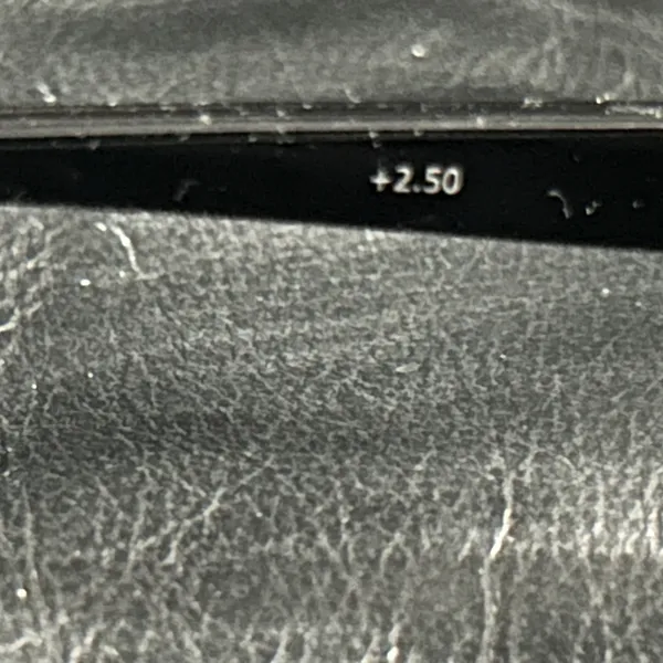 Black Reading Glasses +2.50 unisex NWOT - Image 4