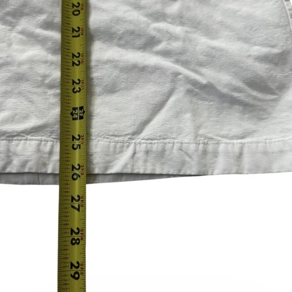 Zara Women White Casual Dress Size Medium Lined Adjustable Strap | 16-22 - Image 4