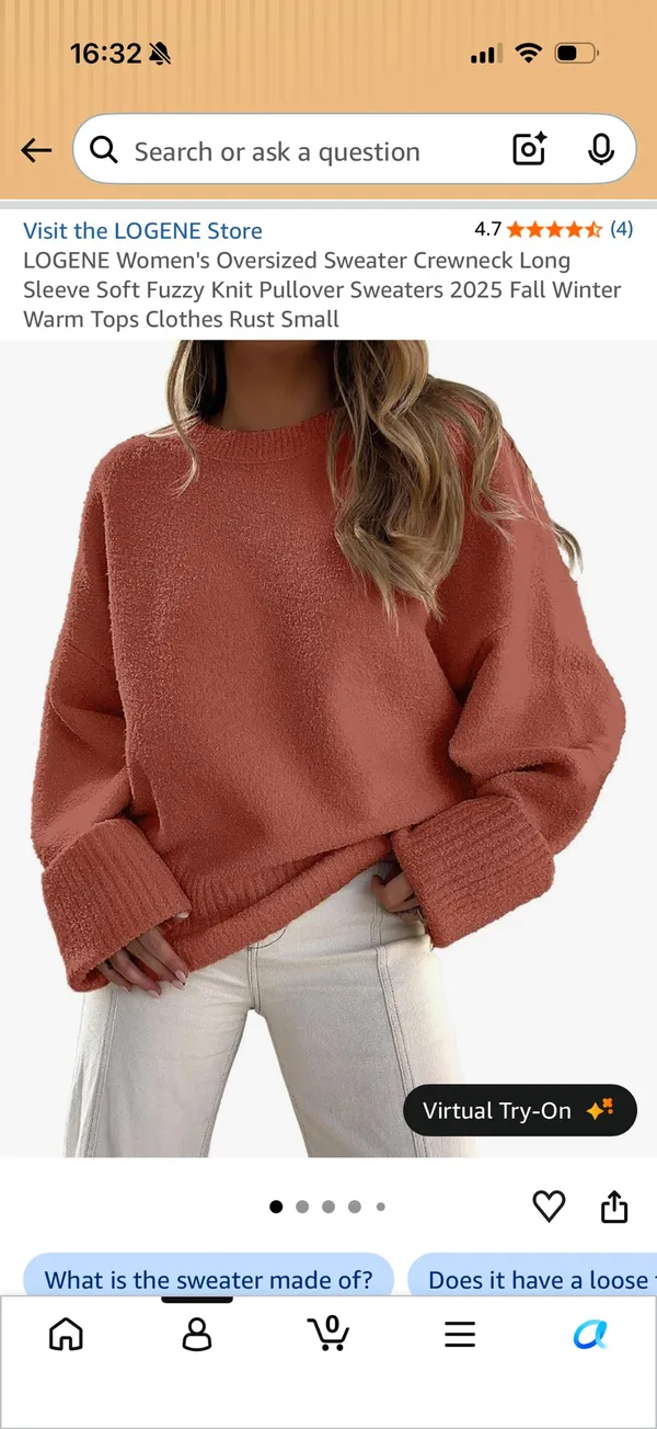Amazon Women’s oversized sweater - Image 2