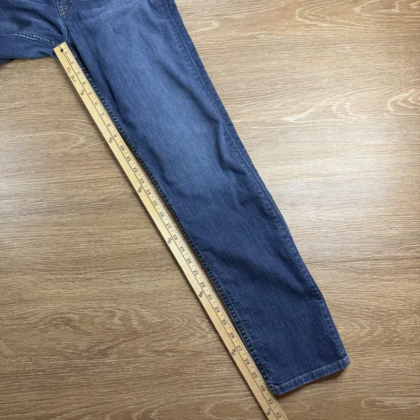Hudson Collin Flap Skinny Jeans Women's Size 31 Blue Stretch Denim 31" Inseam - Image 11