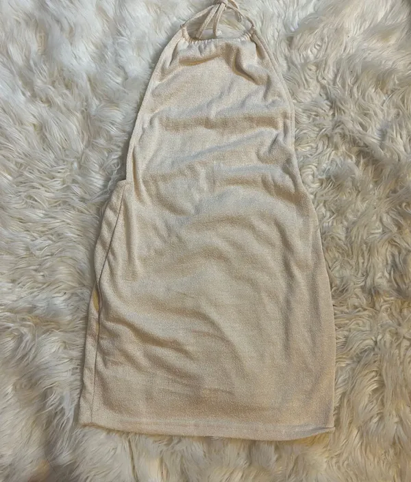 Motel Perga Mini Dress In Ivory, S - Image 3