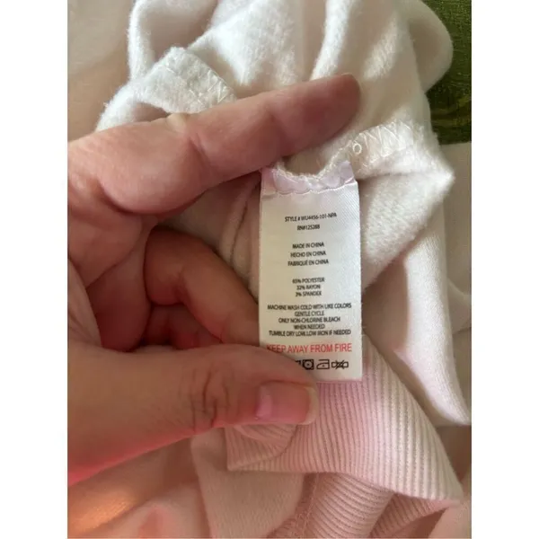Rae Dunn Mama Funnel Neck Pullover Sweatshirt Size Small Cream - Image 3