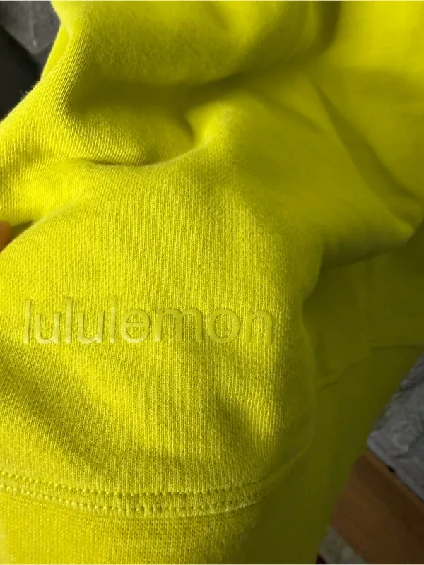 Lululemon Perfectly Oversized Crew Yellow Serpentine Sweatshirt Oversized - Image 3