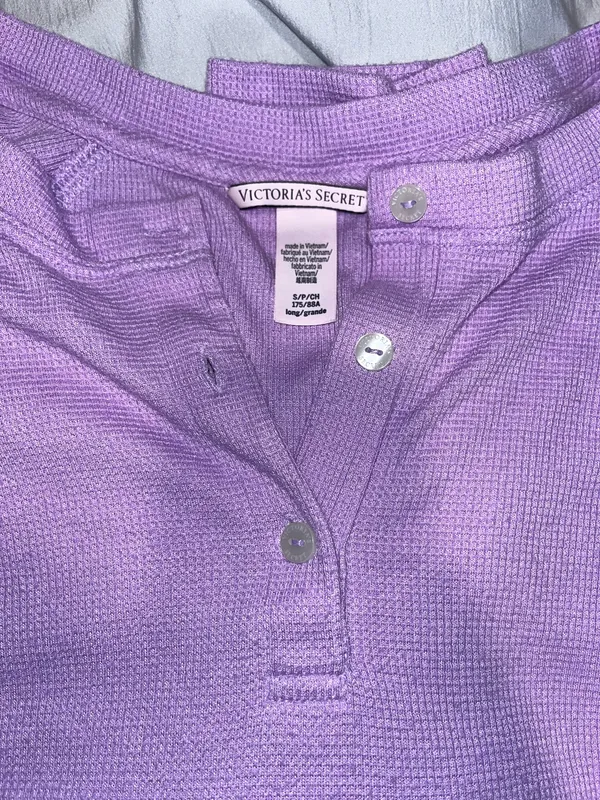 Glow Waffle Victoria's Secret Henley Jogger Set - Image 4