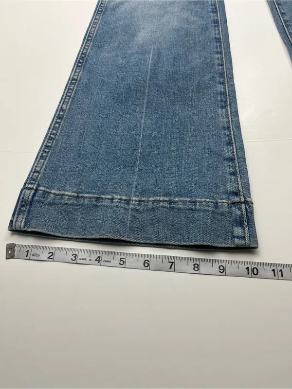 Wrangler Retro Trouser Womens Size 28 x 30 Blue Denim Jean Western 1011MPEGK NEW - Image 12