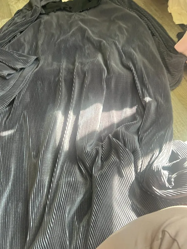 Victoria Dunn black pleated dress‎ size XS - Image 6