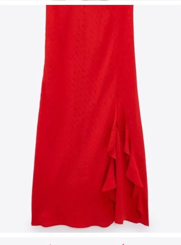 Red Midi Dress without tags - Image 8
