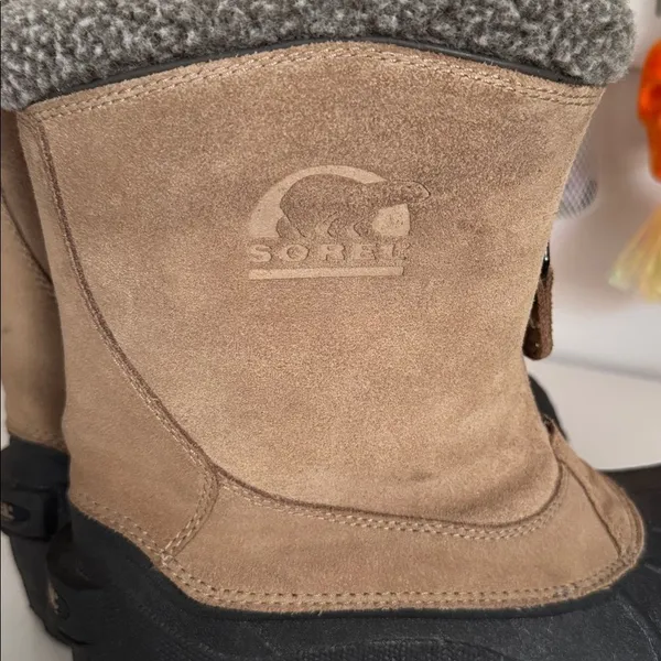 Sorel Lia Ellesmere Insulated Zip Up Half calf duck boots EUC - Image 6