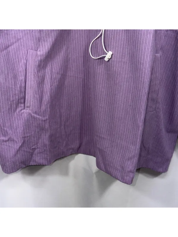 Boutique Purple Corded Quarter Zip Pullover Large NWOT - Image 4