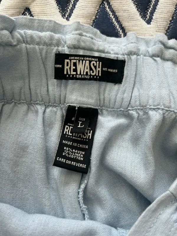 NWT Rewash Linen Blend Boho Pant - Image 2