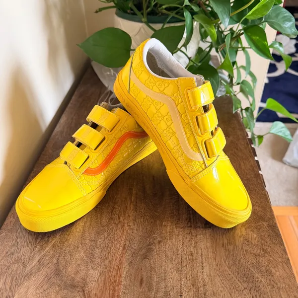 Vans x Haribo Old Skool‎ V Yellow Gummy Bear Sneakers Women 8.5 Men 7 Streetwear - Image 2