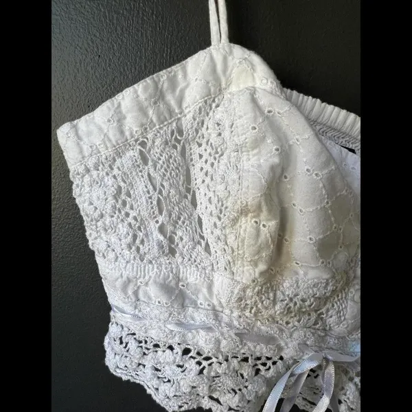 American Eagle lace crop top - Image 4