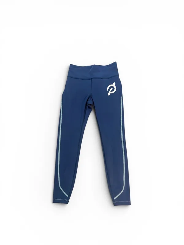 Peloton Teal High-Waist Performance Leggings with Logo - Image 2