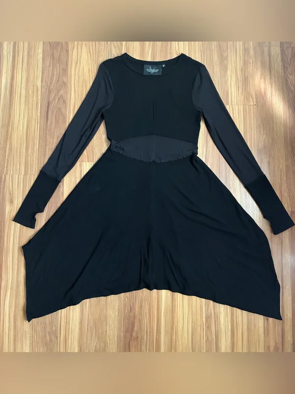 Killstar Ribbed Knit Dress with Thumbholes & Cutout Detail S - Image 2