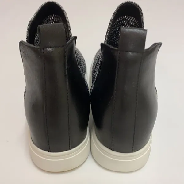 Flyknit Slip-On Black Wedge Sneakers A17‎ - Image 7