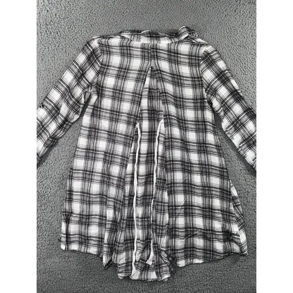 Altar'd State Tunic Shirt Women Small 3/4 Sleeve Button Up Tie Back‎ Cottagecore - Image 3