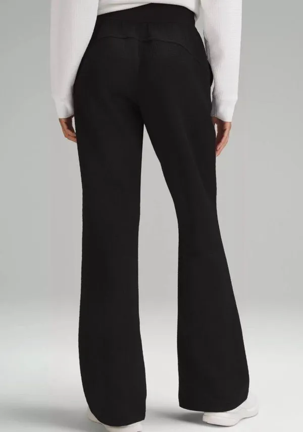 Lululemon Textured High Rise Flared Track Pant Black Size 12 NWT - Image 2
