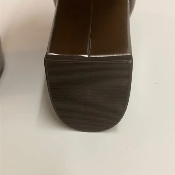 Daniblack open toed shoe booties size 8.5 A14‎ Brown - Image 11