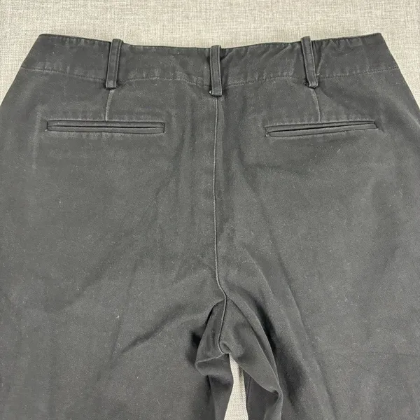 Lauren Ralph Lauren Pants Womens 4 Black‎ Chino Twill Flat Front Stretch Pockets - Image 6