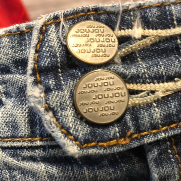 JouJou size 3/4 lady’s blue jean pants - Image 4