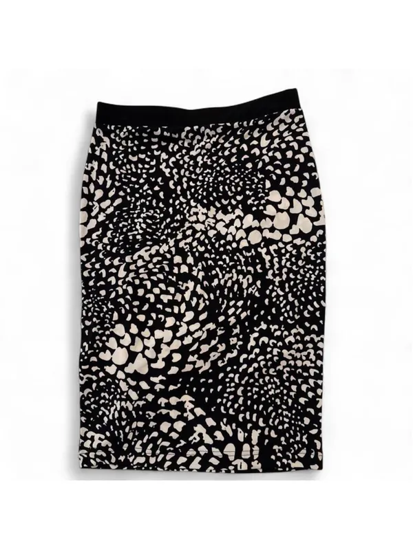 Banana Republic Black & white leopard print midi skirt Size XS See photos for - Image 5