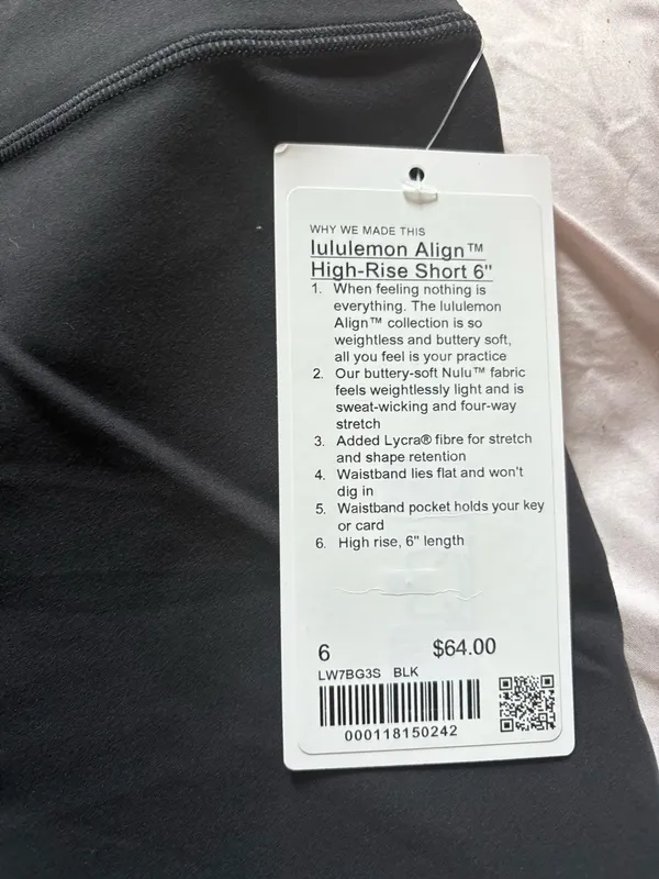 Lululemon Align Shorts 6" High-Rise - Image 2