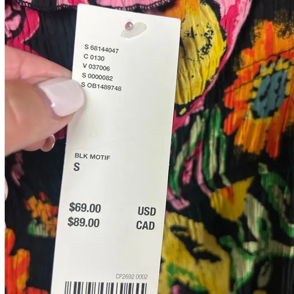 Urban Outfitters Aubrey Floral Off-Shoulder Mini Dress size S NWT - Image 8