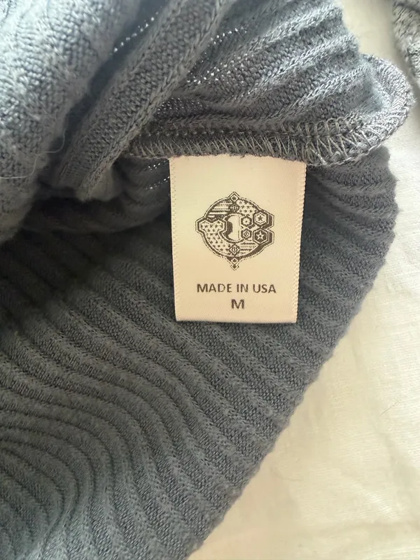 Short sleeve turtleneck Gray Size M - Image 3