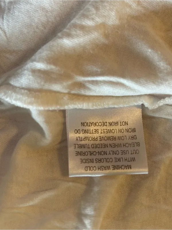 Romeo and Juliet couture white flowering branch design open front cardigan M - Image 7