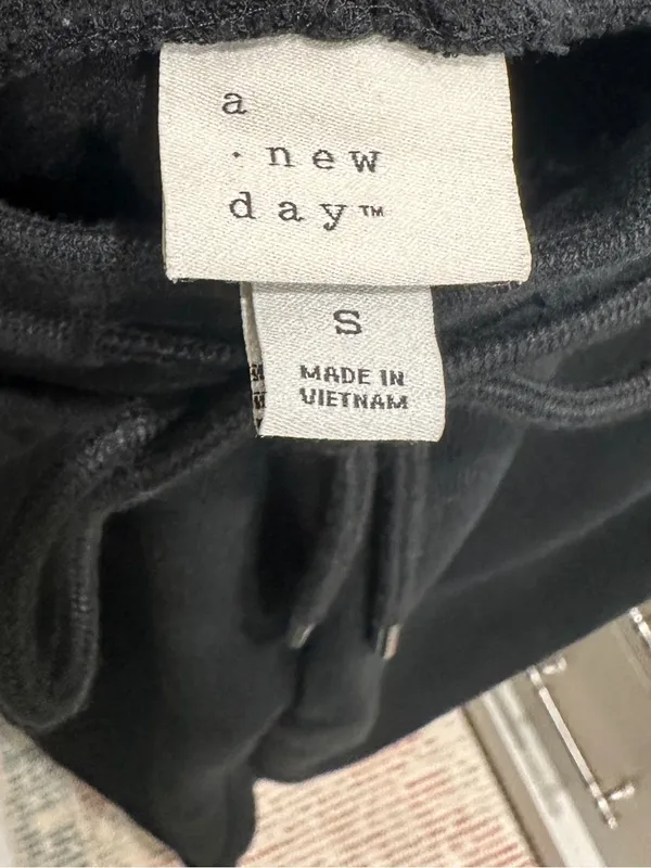 a new day Black Drawstring Jogger Pants - Image 4