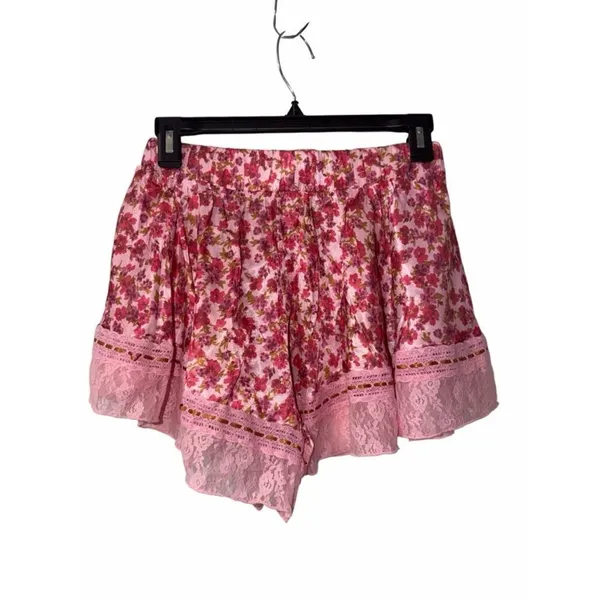 Free people Morning Breeze Pink Floral Print Intimately Shorts(Size XS) - Image 3