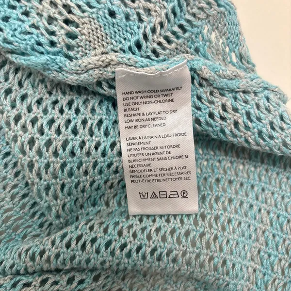 Urban Outfitters Open Knit Flyaway Cardigan XS‎ Boho Y2K Fairycore Crochet - Image 8