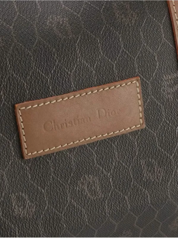 Christian Dior Honeycomb Vintage Boston Duffle Bag with COA - Image 5