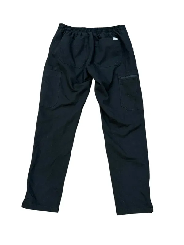 FIGS Yola High Rise Scrub Pants Black XS/P Nurse Healthcare Hospital Uniform - Image 3