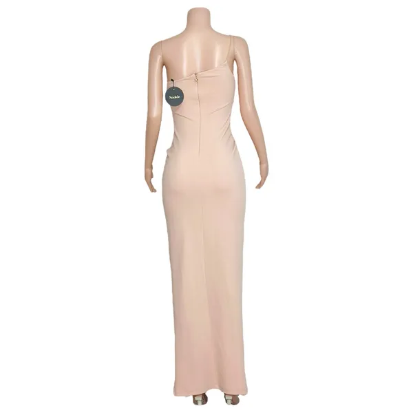 NOOKIE Lust One Shoulder Gown, Blush, Medium - Image 10