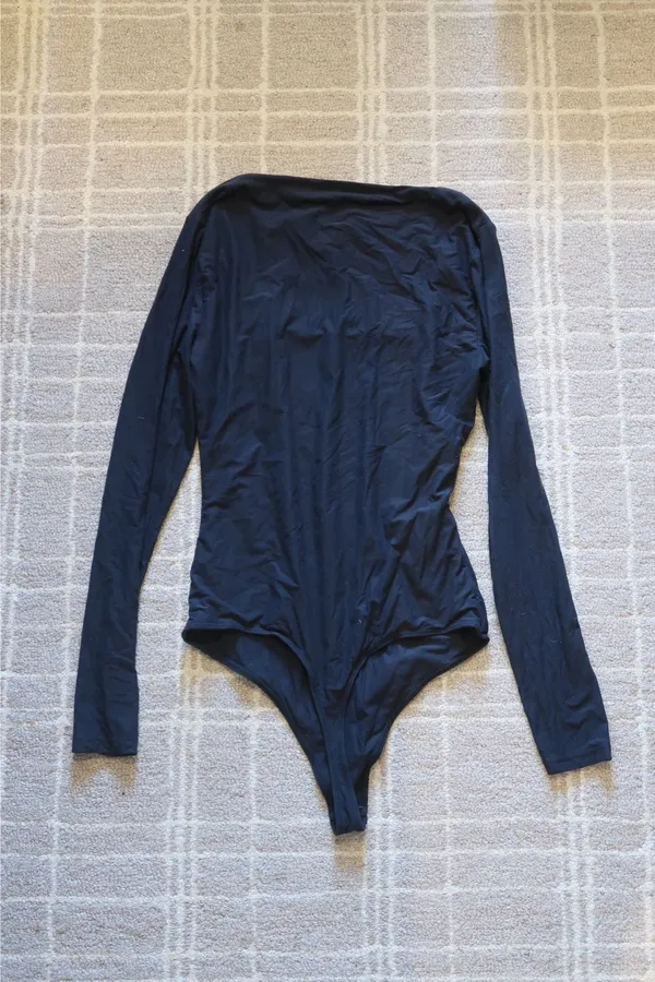 Abercrombie Soft Matte Seamless Long Sleeve Bodysuit Square Neck - Image 2