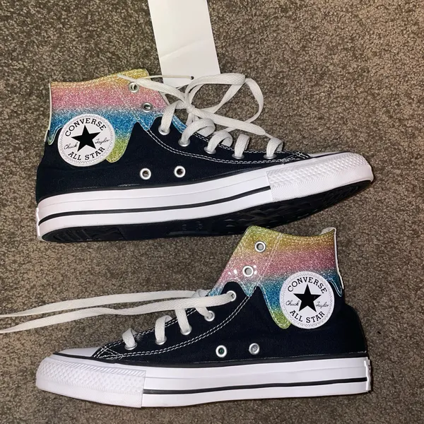 Converse High-Top black and rainbow  - Image 2