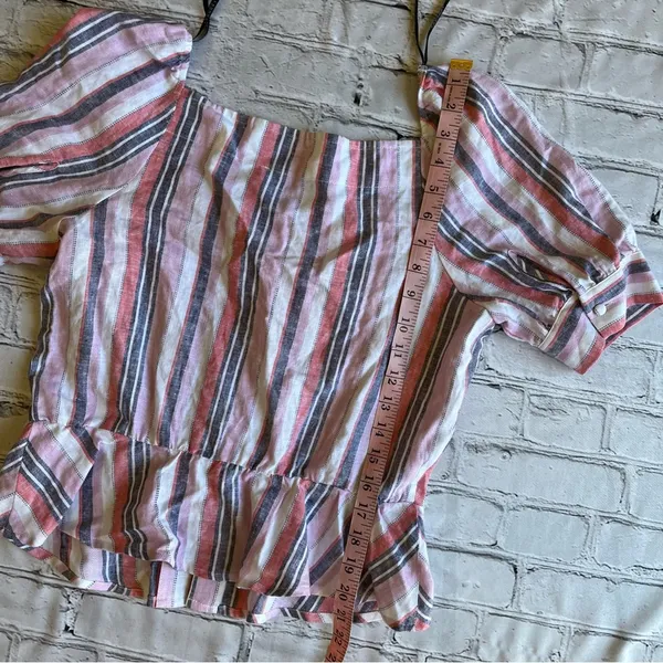Laundry by Shelli Segal Linen Blend Crop Top - Image 7