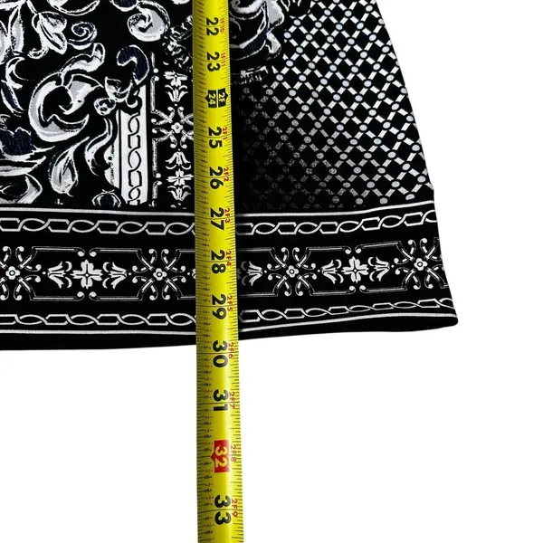 White House Black Market Black Multicolor Mini Bodycon Dress Women Small | 65-56 - Image 6