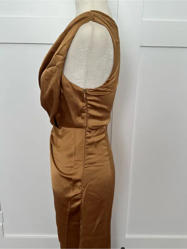 Petal and Pup Nadia Satin Maxi Dress - Image 6