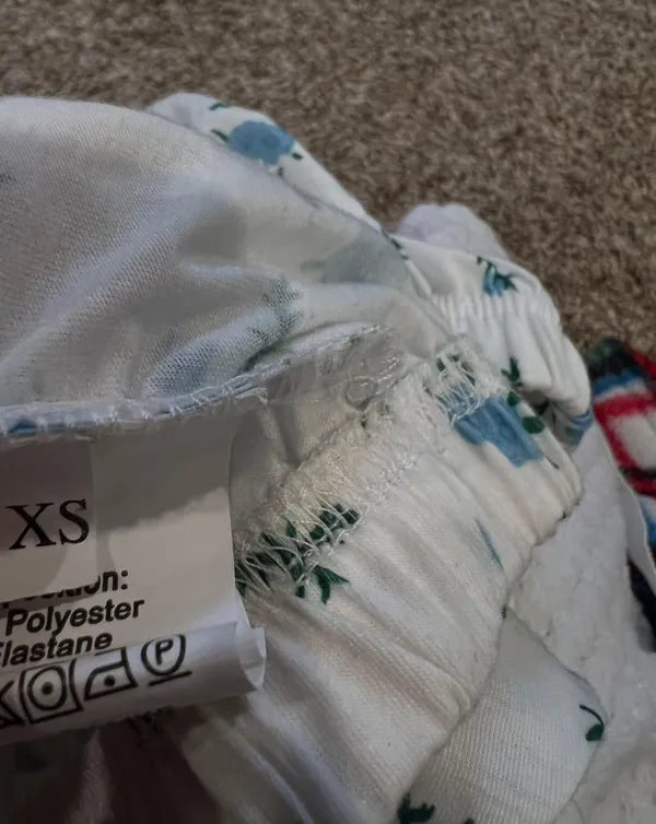 Pajama Set White Size XS - Image 2