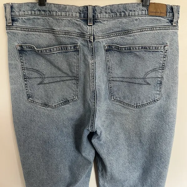 American Eagle Womens Curvy 90s Bootcut Jean Faded‎ Indigo Size 18 Regular - Image 15
