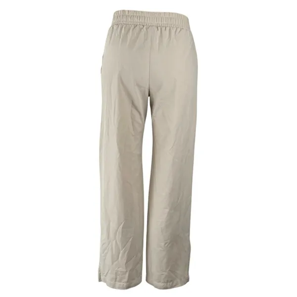 Abercrombie & Fitch Women's Cream Pull On Slit Wide Leg Trousers Pants Size XXS - Image 4