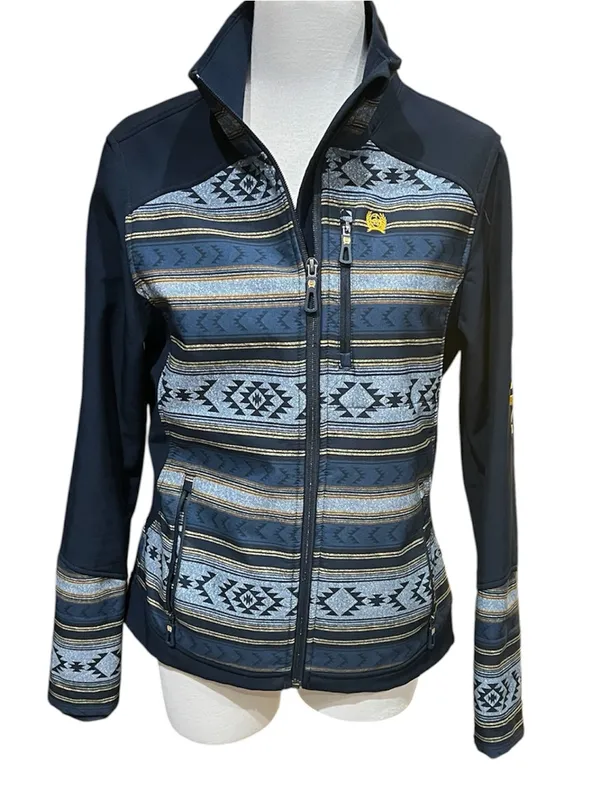 ✨Cinch women's bonded jacket featuring a southwestern Aztec geometric print S - Image 2