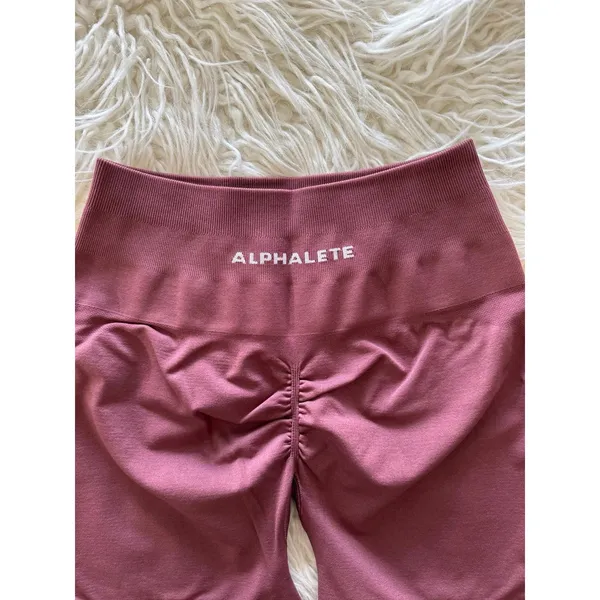 Alphalete Amplify Ultra High Rise Biker Short 4.5” Autumn Size Small - Image 6