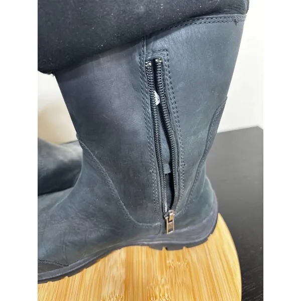 UGG Australia Boots Women's‎ 7 Black Sheepskin Leather Waterproof Shearling 1903 - Image 12