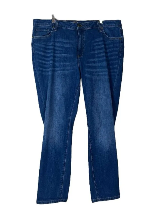 Kut from the Kloth Carrie Boyfriend Jeans Medium Wash Mid Rise Women’s Size 18W - Image 3